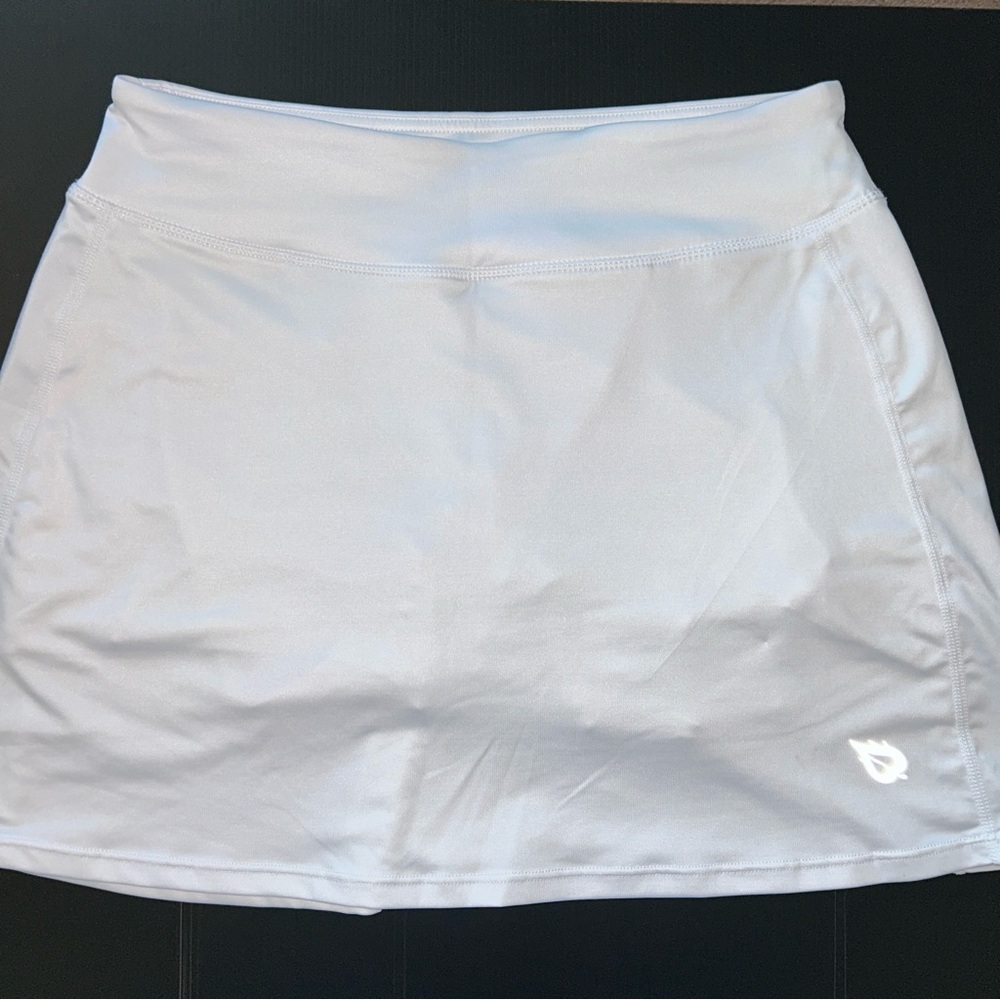Baleaf Women's White Athletic Skirt Golf Tennis Pickleball Size Medium